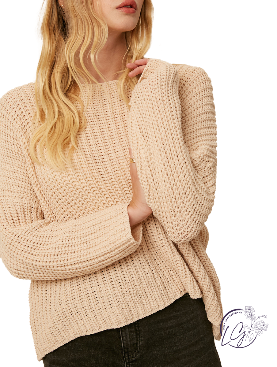 No Holding Back Knit Sweater