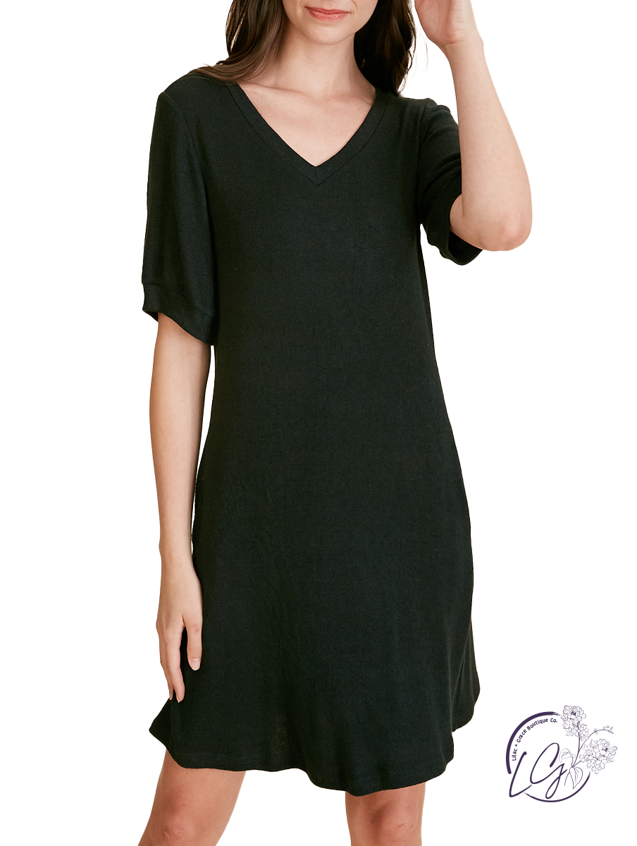 Girl Without Limits Puff Sleeve Dress