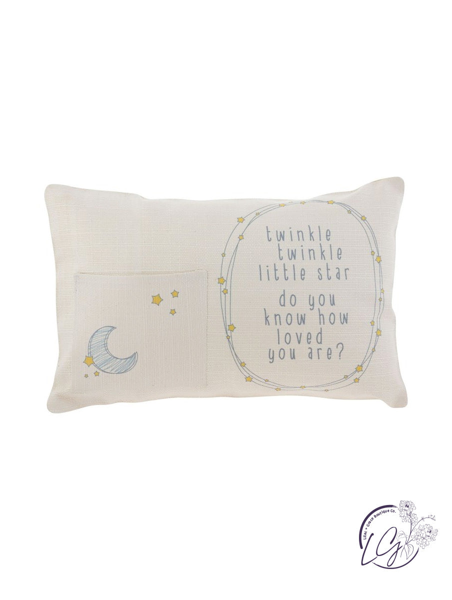 Kids decorative Pillow W/Pocket