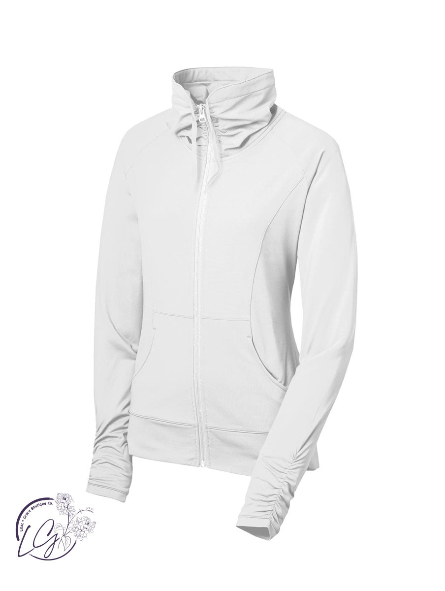 On The Move Full Zip Jacket in White