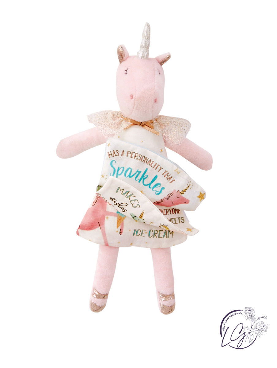 PINK UNICORN DOLL BOOK