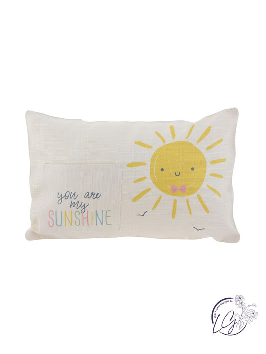 Kids decorative Pillow W/Pocket