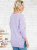 Daydreamer V-Neck Sweater in Lavender