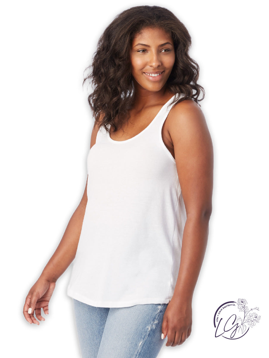 Signature Basic Tank Top in White