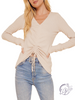 Oh So Sweet Cinched Drawstring Long Sleeve