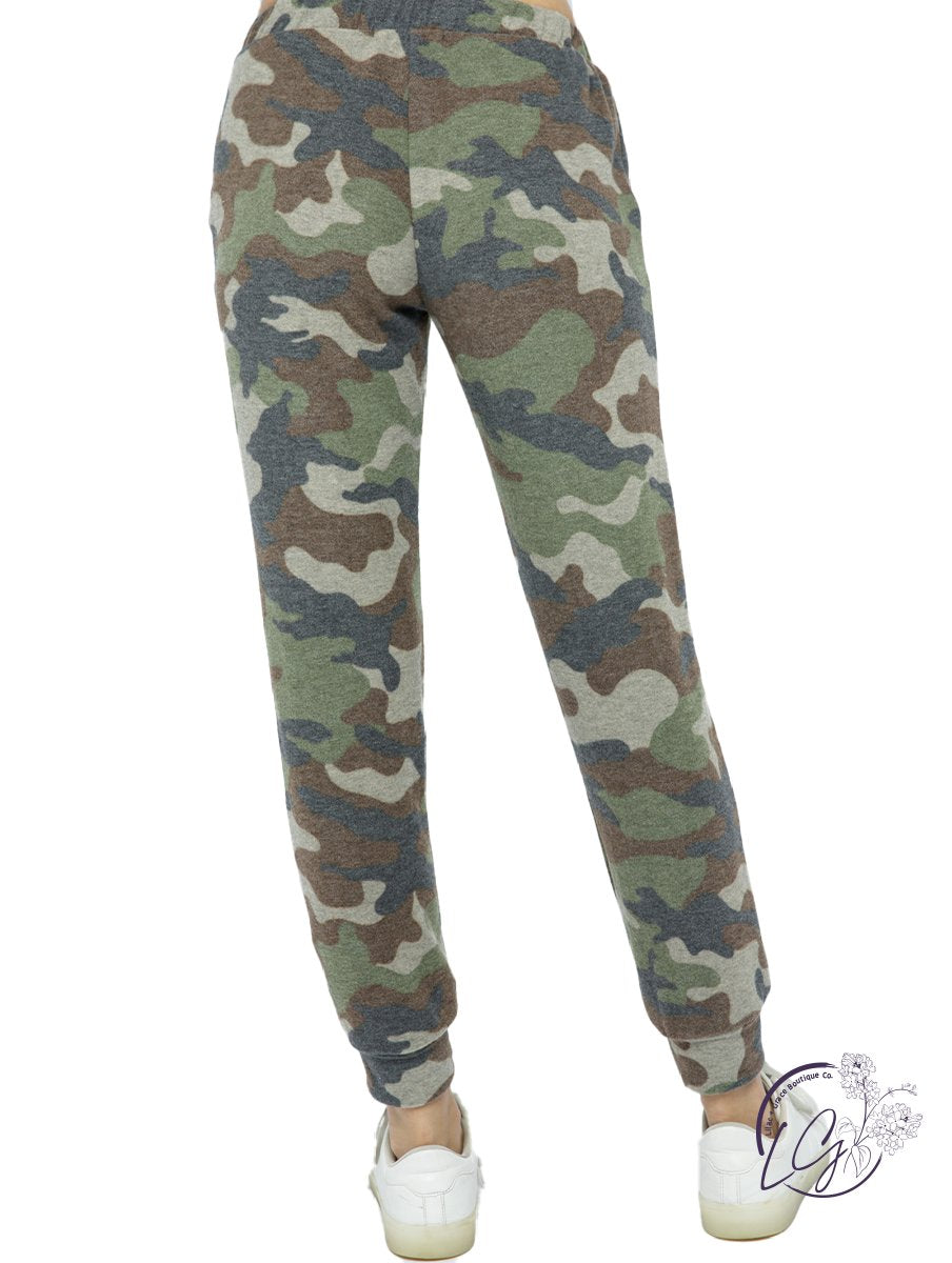 Time To Go Camo Joggers