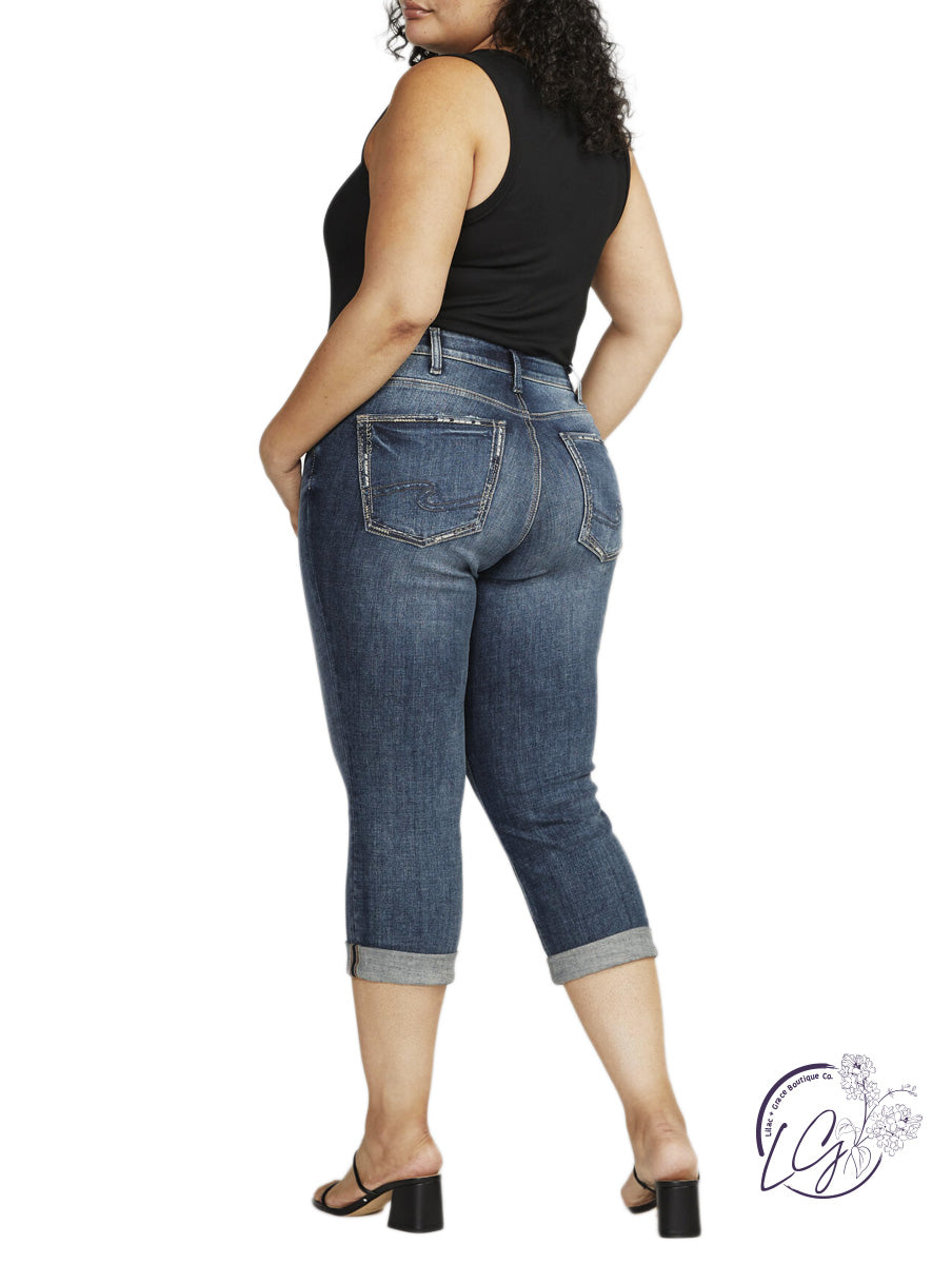 Curvy Avery High Rise Capri