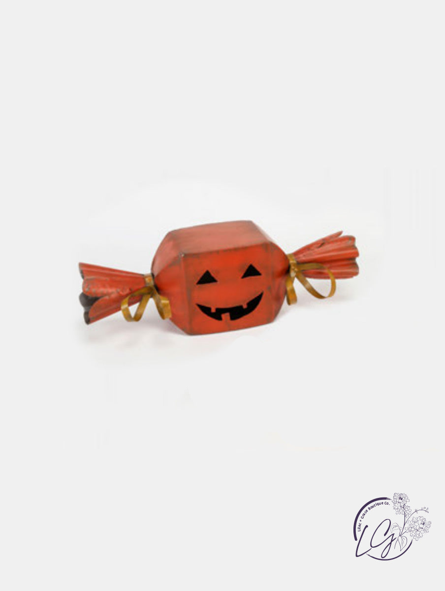 Pumpkin Candy Twist (Metal Decor)