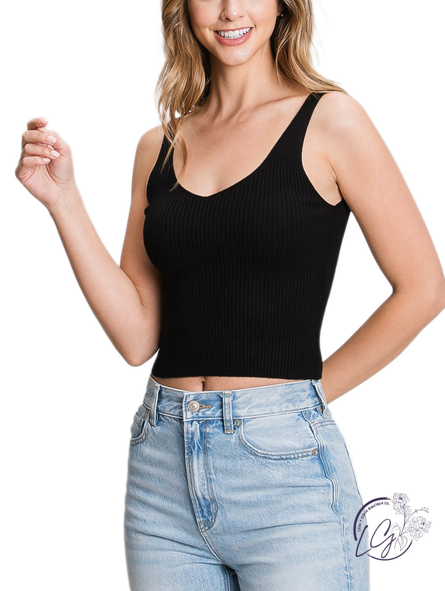 Only Girl Cropped Tank Top