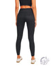 Micro Ribbed Lycra-Blend High-Rise Leggings