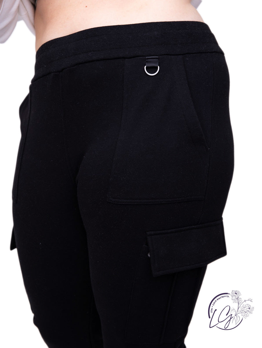 Curvy High-Rise Athletic Utility Joggers