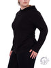 Curvy Slim-Fit Hooded Pullover