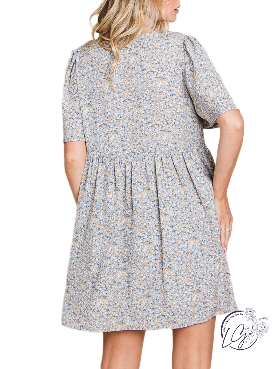 Smocked Floral Delight Dress