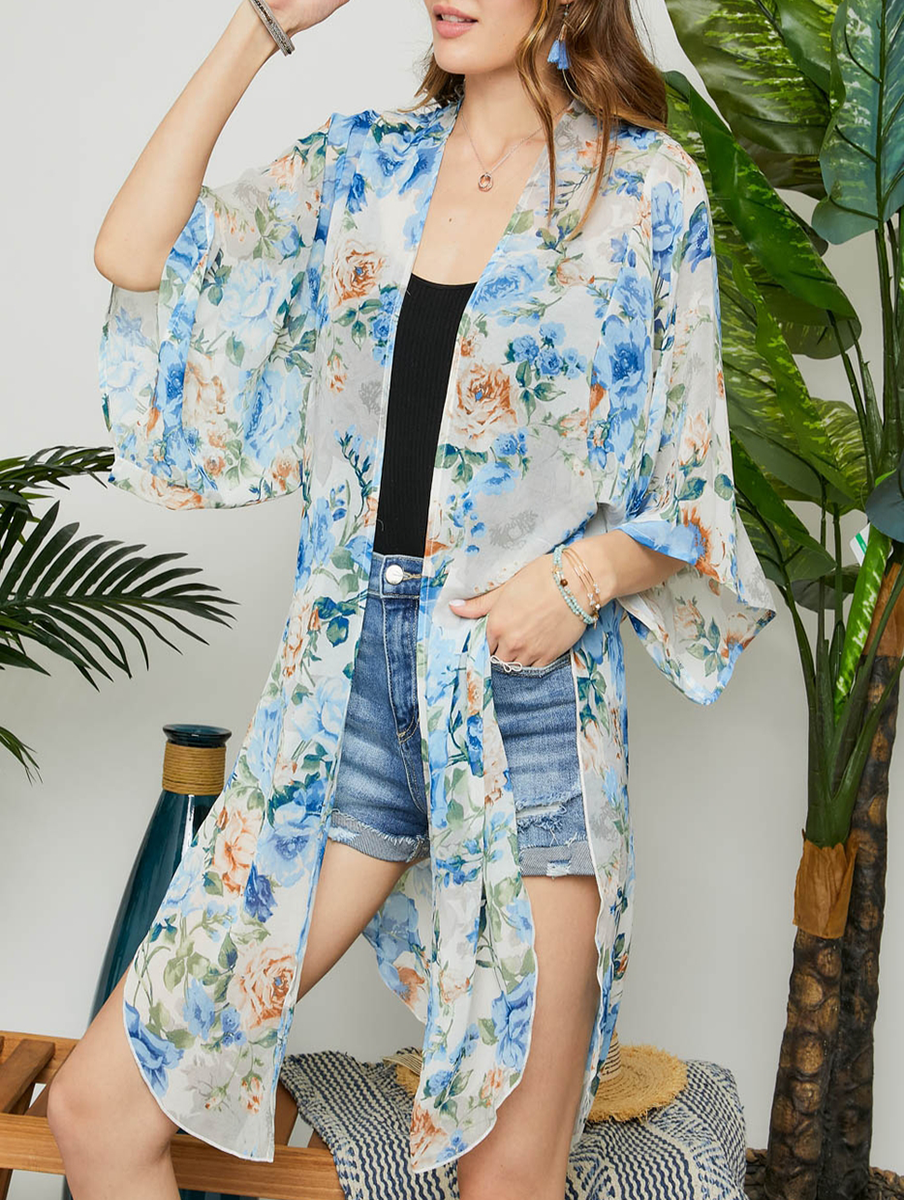 Poppy Fields Kimono