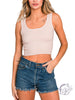 Off The Clock Cropped Knit Tank