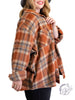 Curvy Warming Up Flannel Shacket