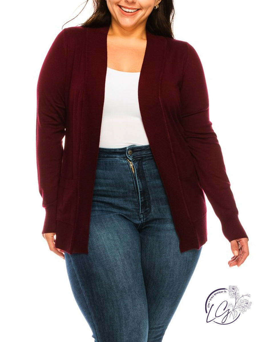 Curvy When Love Ends Knit Cardigan