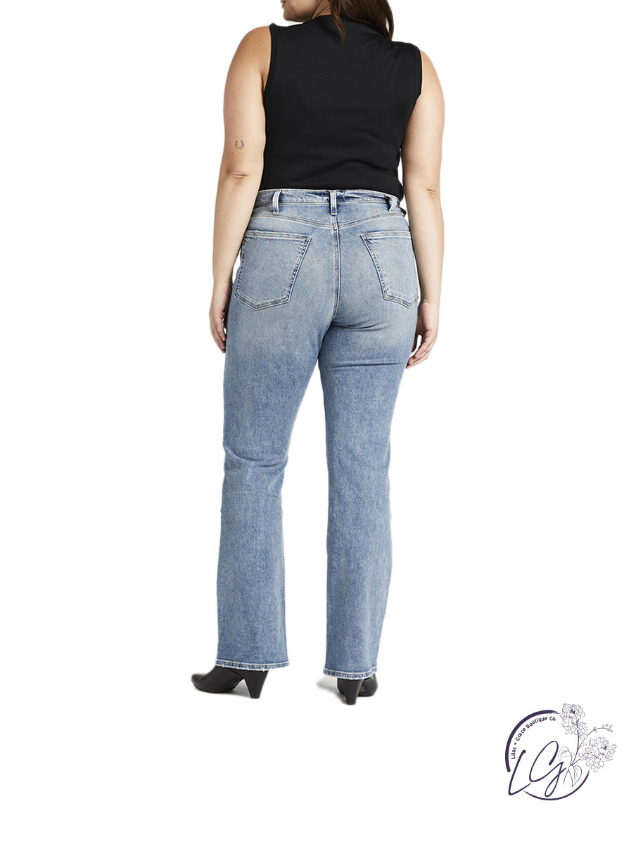 Curvy Vintage High Rise Bootcut Jeans