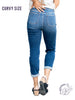 Curvy Laurie High-Rise Cropped Slim by Judy Blue