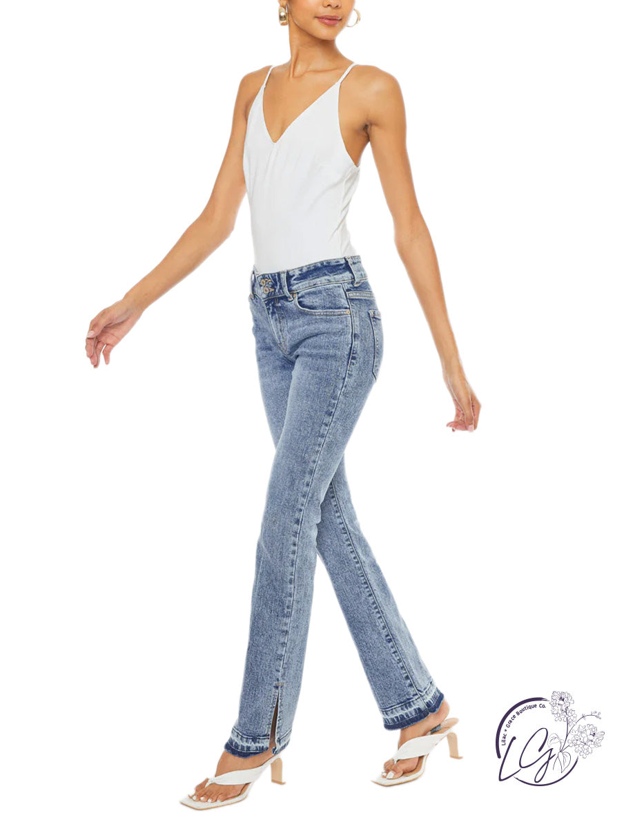 Callie Mid-Rise  Bootcut Jean by KanCan