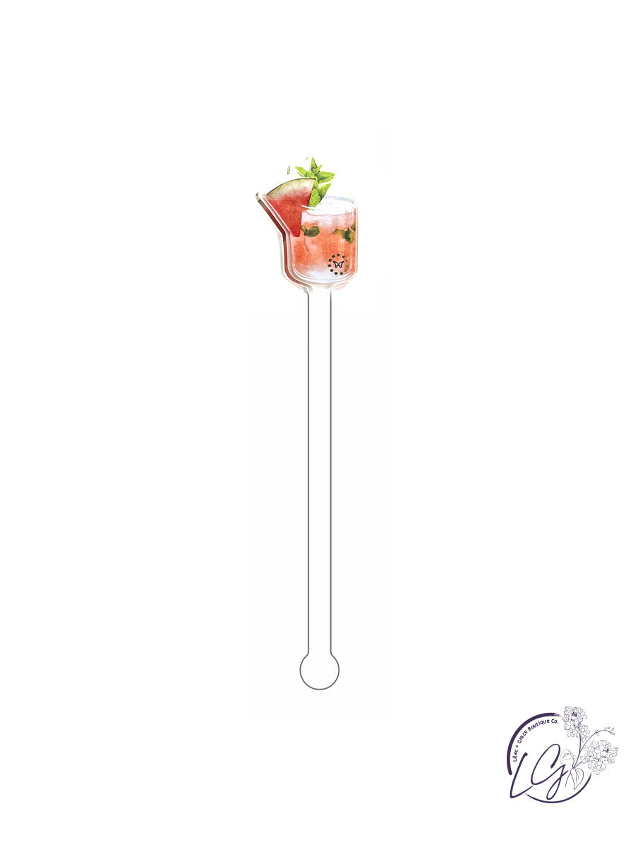 My Drink Bomb Acrylic Stir Stick