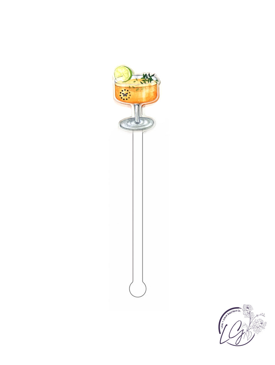 My Drink Bomb Acrylic Stir Stick