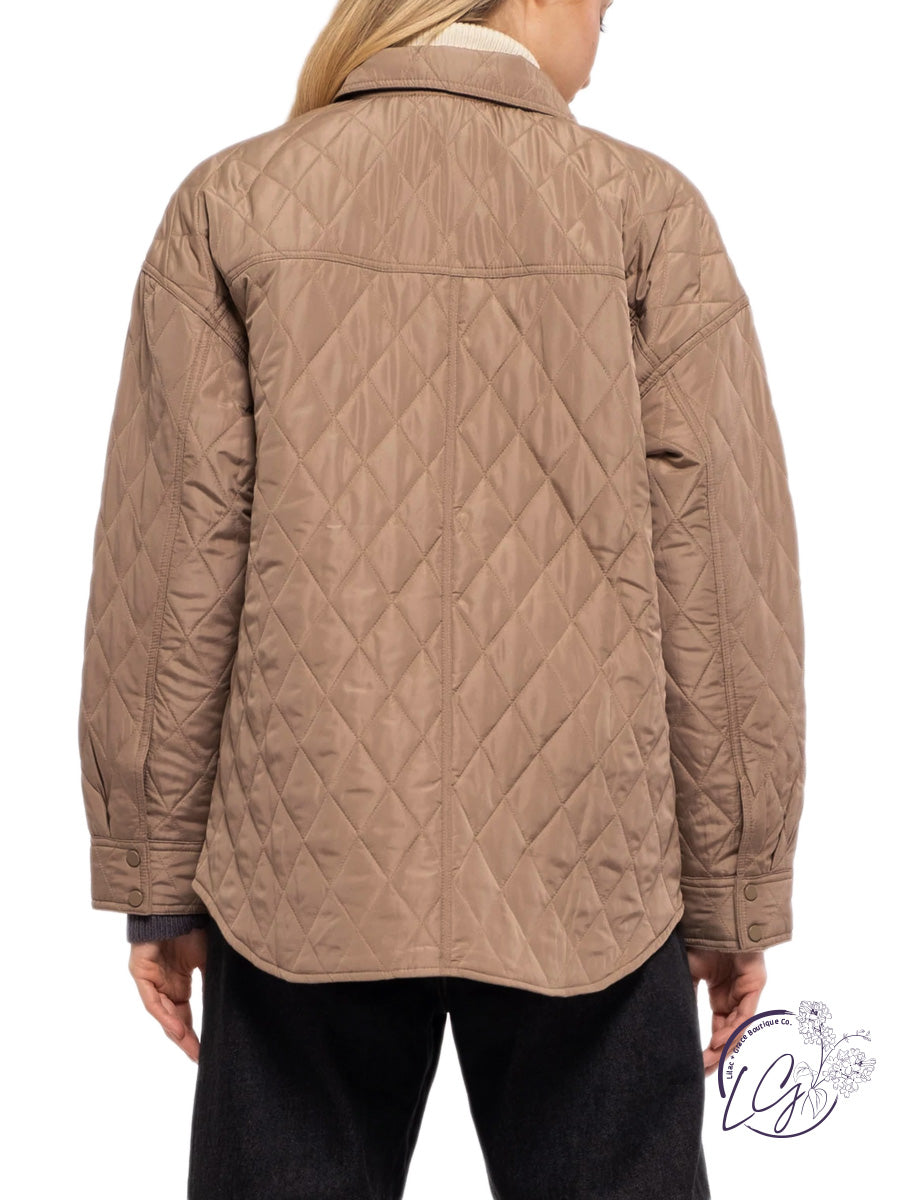 Clearing My Schedule Quilted Jacket