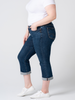 Curvy Suki Mid-Rise Capri by Silver Jeans