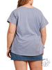 Curvy Windup  Short Sleeves T-shirt