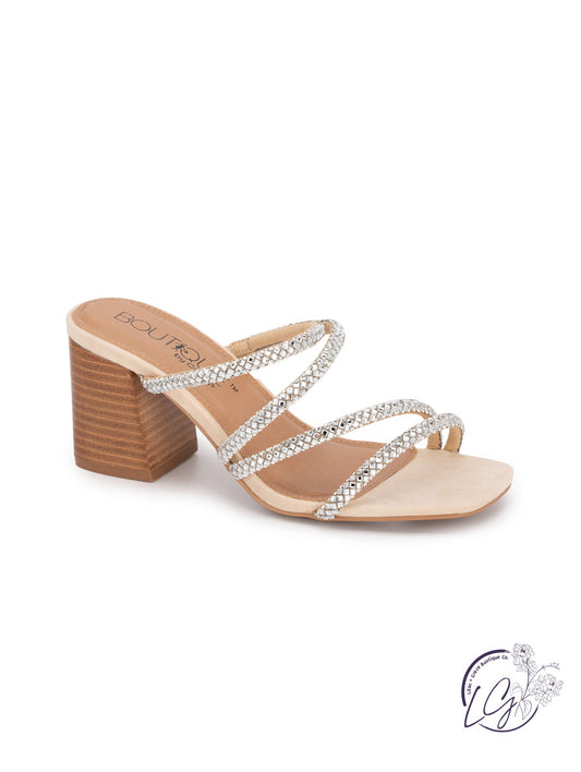 Dreamy Jeweled Heeled Sandal by Corky's