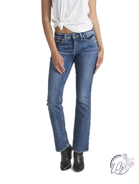 Elyse Mid-Rise Slim Bootcut by Silver Jeans