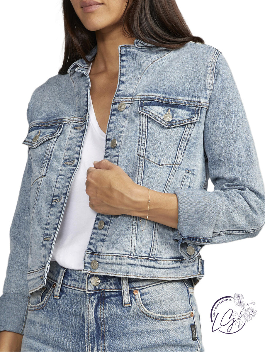 Fitted Denim Jacket