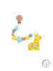 SILICONE TEETHER PACIFIER CLIP