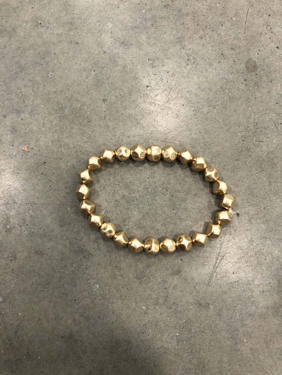 Circle Stretch Bracelet in Gold & Silver