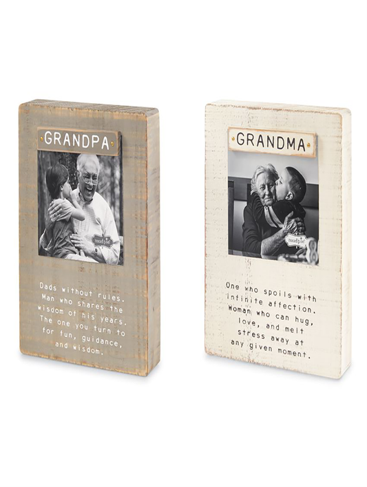 Grandparents Wood Magnet Frame