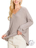 The Daily Casual V-Neck Long Sleeve