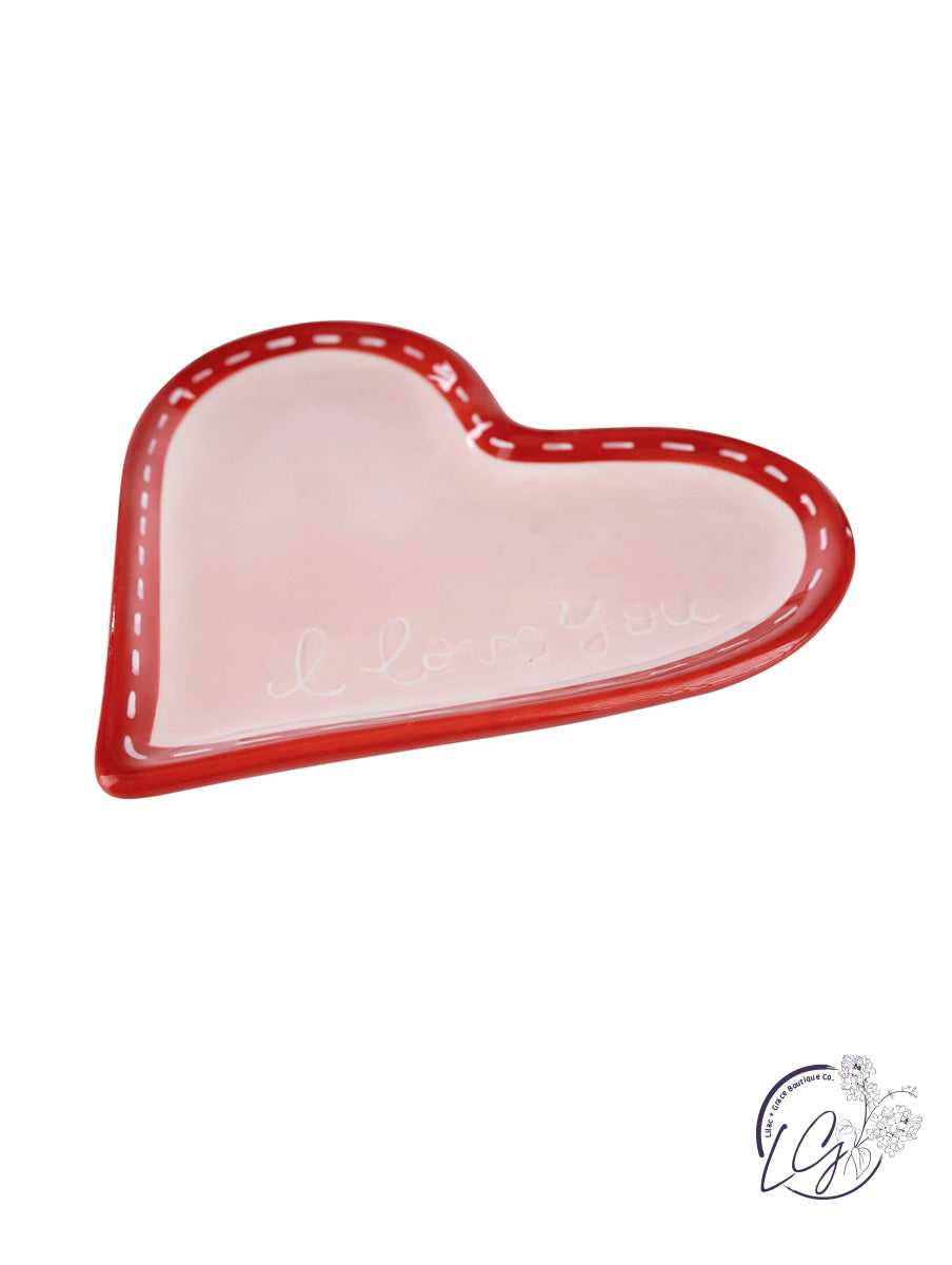 Heart Love You Trinket Tray