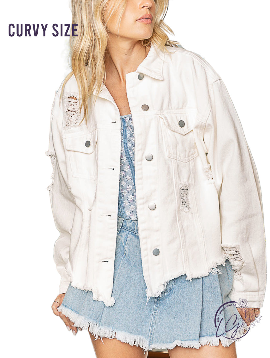 Curvy Against The Odds Denim Jacket