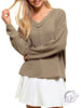 Let's Grab Breakfast Ribbed Pullover