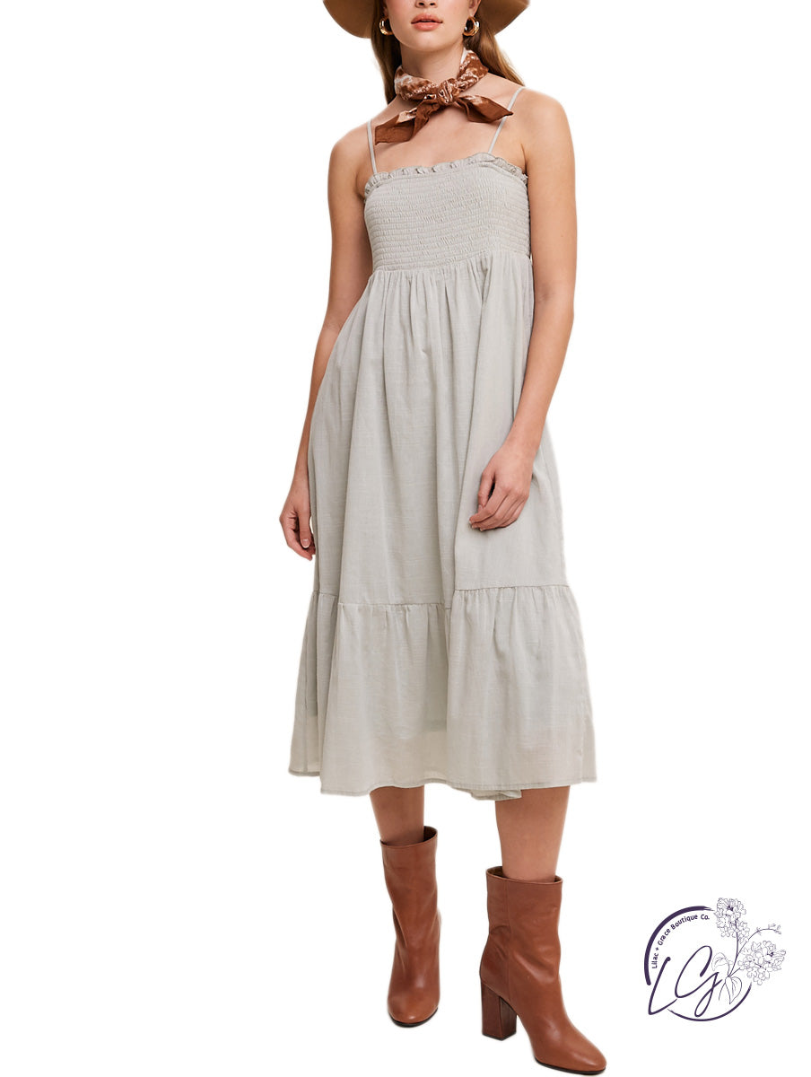 Be You Sleeveless Midi Dress