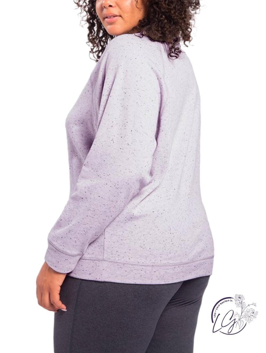 Curvy Sprinkled Love Long Sleeve