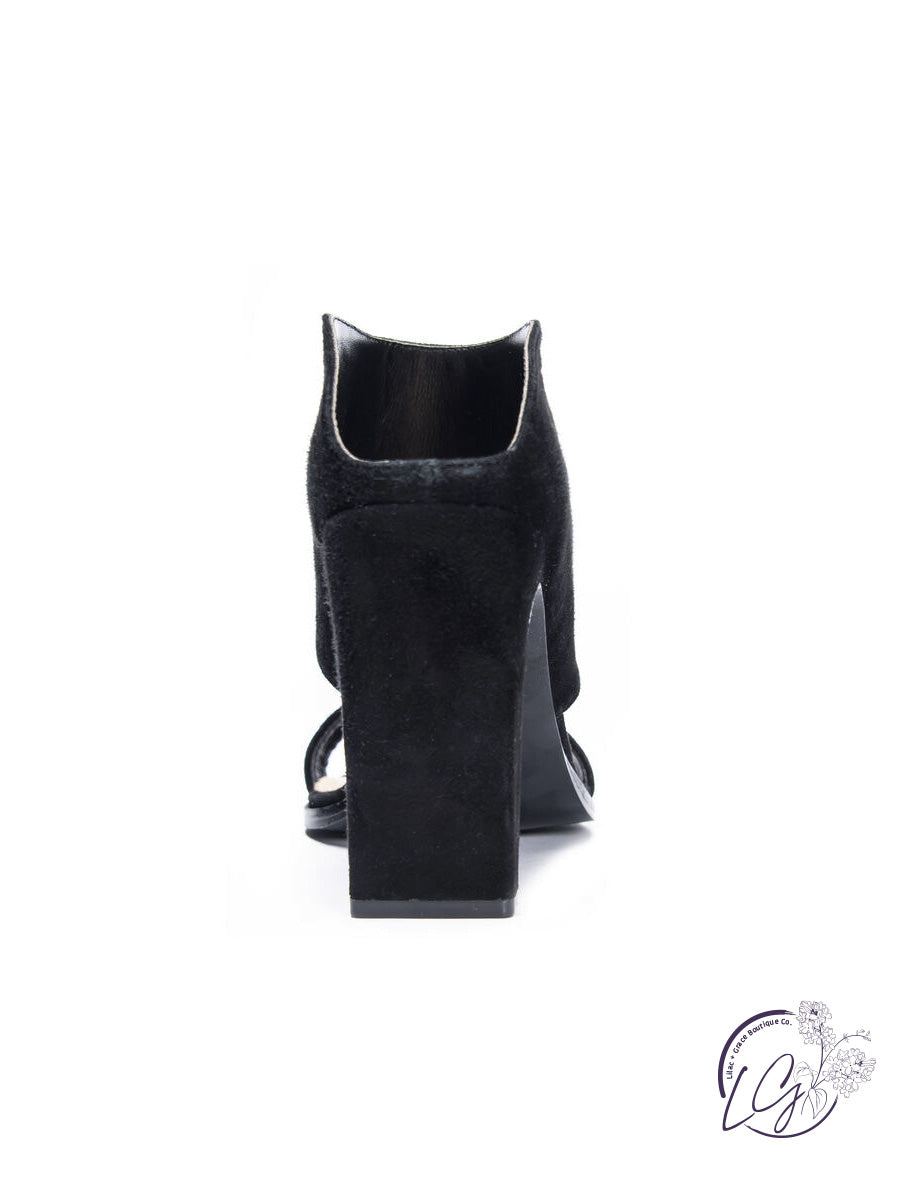 Linx Suede Sandal Heel by Chinese Laundry