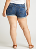 Curvy Marie Mid Rise Boyfriend Short by Silver Jeans