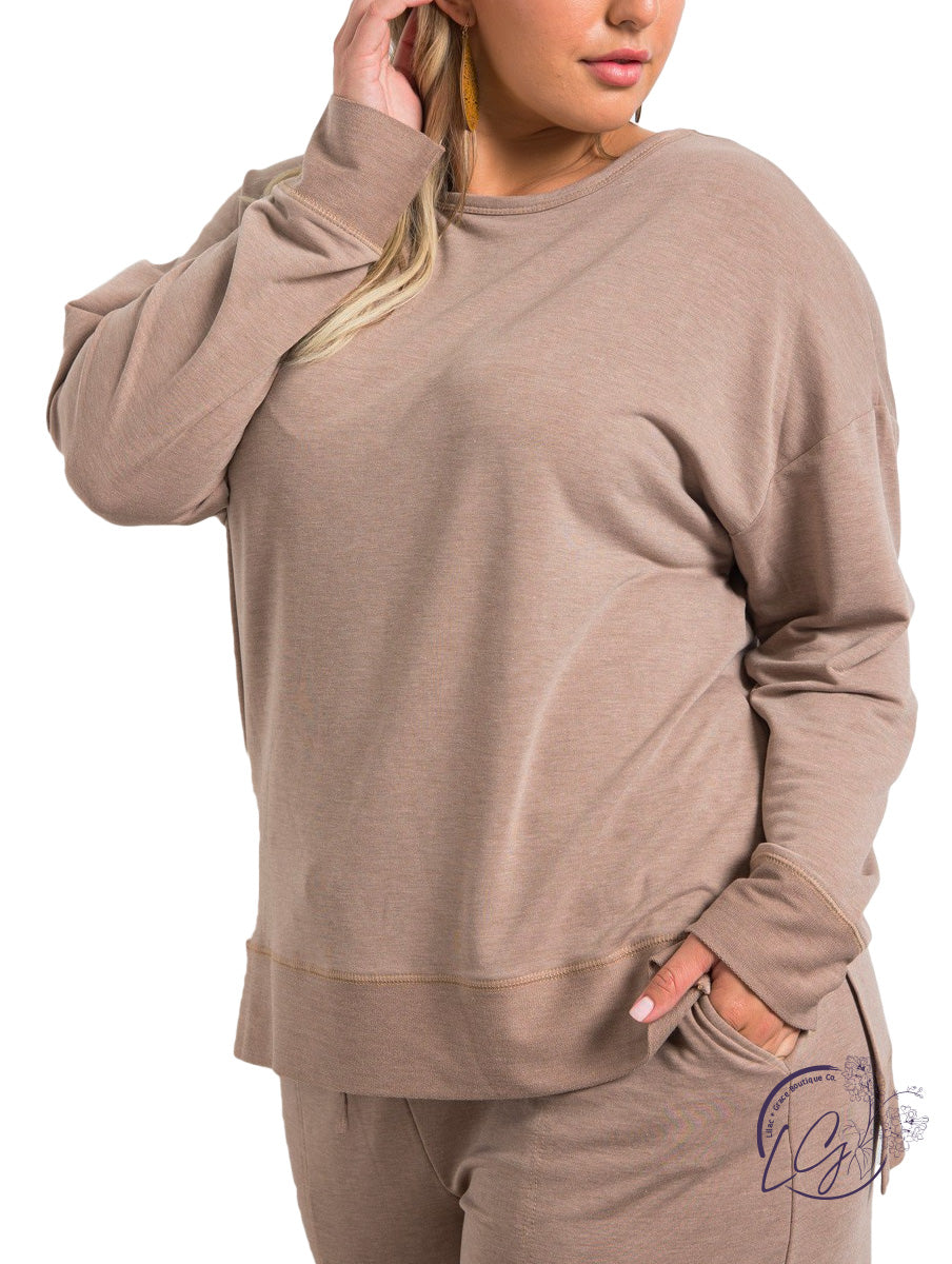 Curvy Having It All Long Sleeve Top