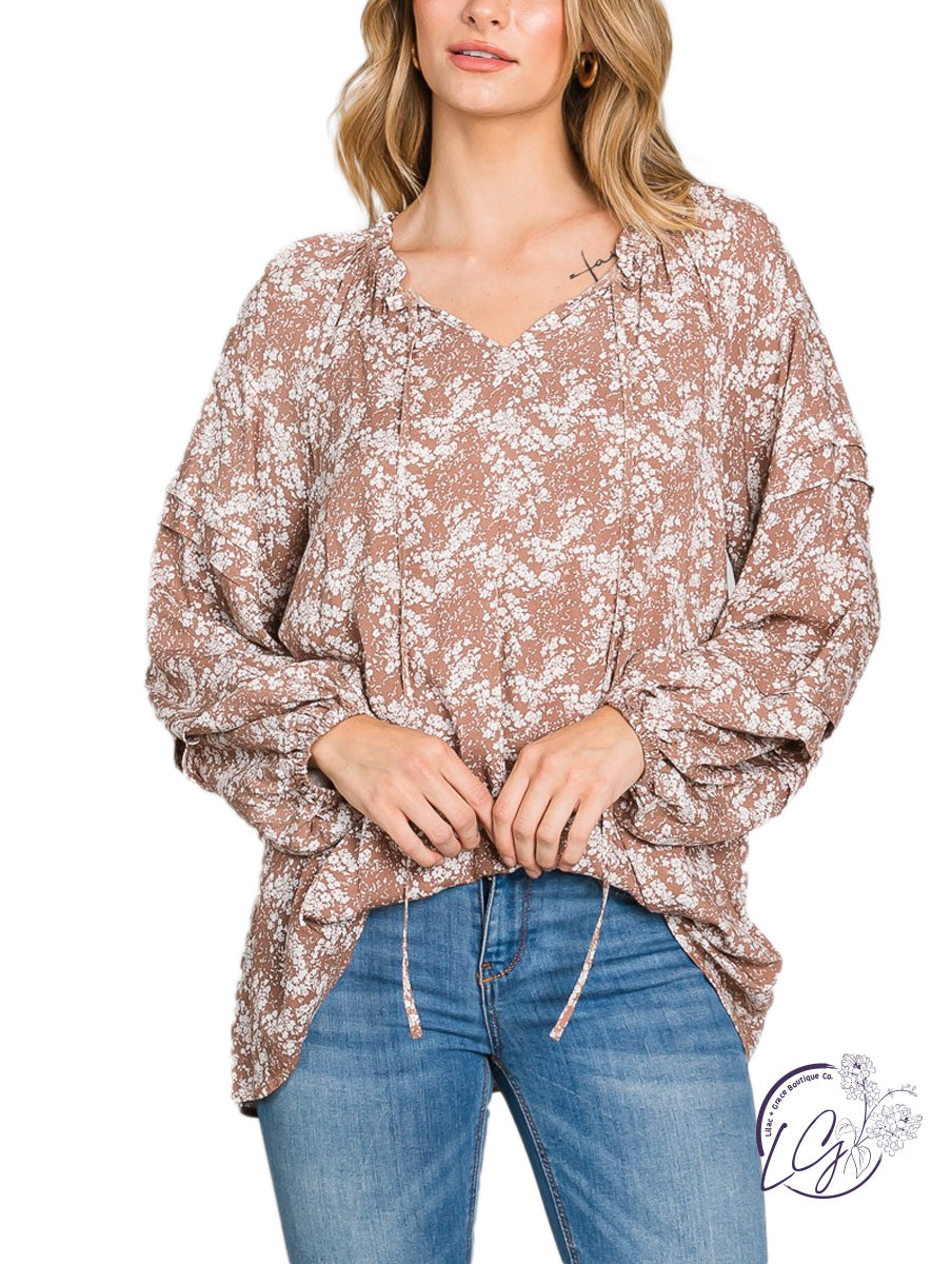 Meadow Song Floral Blouse