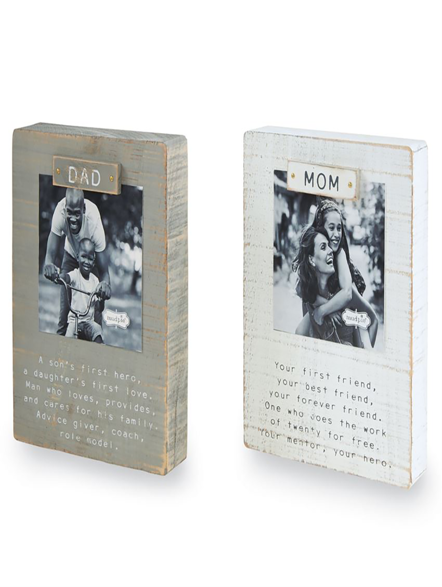 Parents Wood Magnet Block Frame