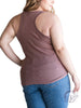 Curvy Button Ribbed Tank Top
