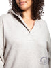 Curvy Essential V Hooded Pullover