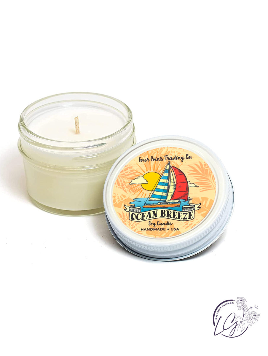 OutDoors Scent Soy Candles in a 4 oz  Tin