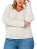 Curvy Hold My Hand Ribbed Sweater